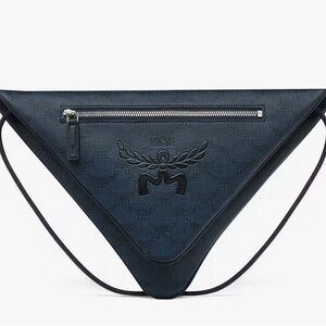 MCM  Himmel Triangle Crossbody Bag
